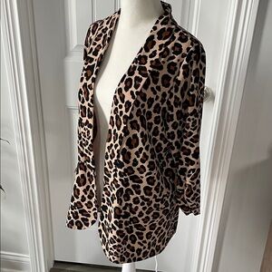 Worthington Leopard Print Blazer (size SP)